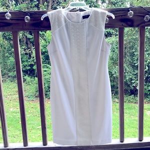 Tarhari-Levine White embroidered dress